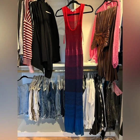 Elizabeth and James Dresses Elizabeth James Colorful Knit Maxi